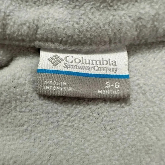 Columbia | Infant Gray Fleece Jacket (3-6 mos) - Picture 5 of 6